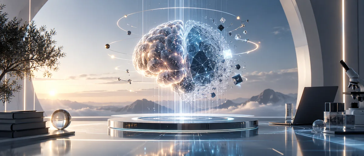 Illustrative scene of framing an artificial intelligence system
