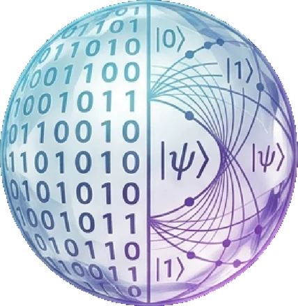 Sphere bringing together classical bits and qubits